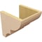 Ekena Millwork 9"W x 9"D x 9"H Wide Ridgewood Rough Cedar Woodgrain TimberThane Corbel, Primed Tan CORUR09X09X09RIDRCPR - alternate 5